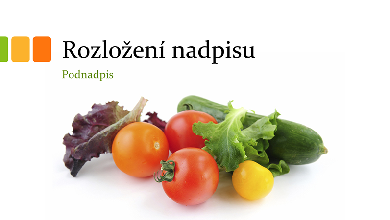Prezentace s čerstvou zeleninou (širokoúhlý formát) Prezentace s čerstvou zeleninou (širokoúhlý formát)