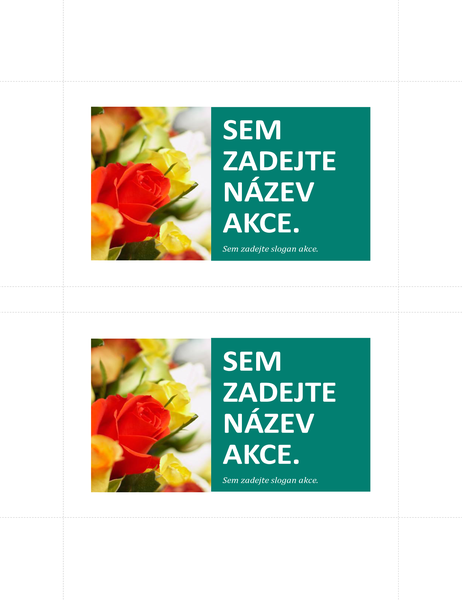 Propagační pohlednice (2 na stránku) Propagační pohlednice (2 na stránku)