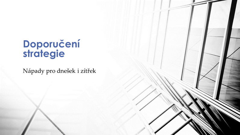 Prezentace obchodní strategie Prezentace obchodní strategie