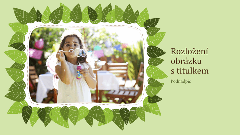 Rodinné fotoalbum (přírodní design se zelenými listy) Rodinné fotoalbum (přírodní design se zelenými listy)