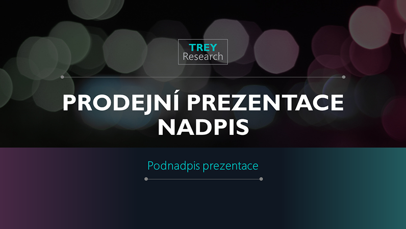 Futuristická prodejní prezentace Futuristická prodejní prezentace