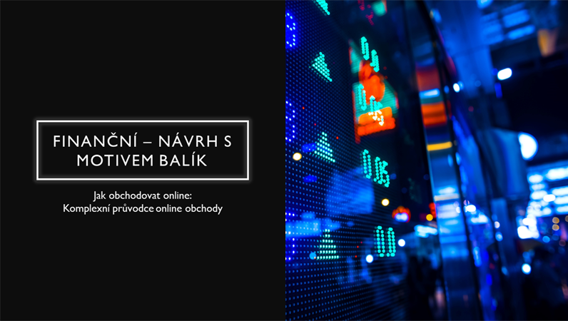 Finanční návrh s motivem Balík Finanční návrh s motivem Balík