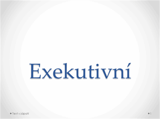 Exekutivní Exekutivní