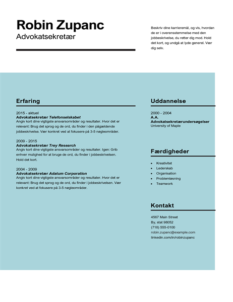 Virkningsfuldt CV Virkningsfuldt CV