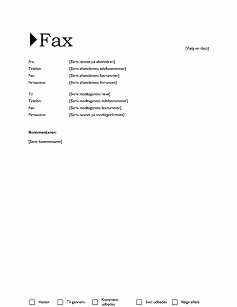 Fax (temaet Oprindelse)
