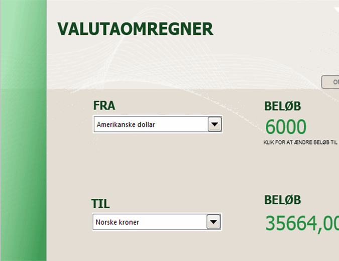 Valutaomregner Valutaomregner