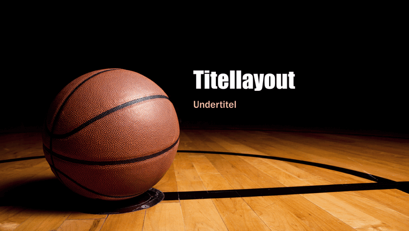 Basketballpræsentation (widescreen)