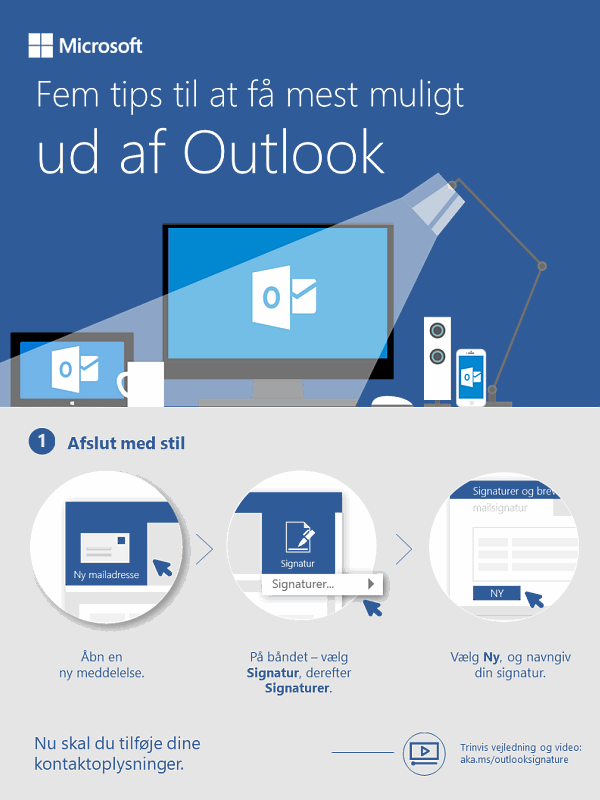 Fem måder at få Outlook til at gøre arbejdet for dig