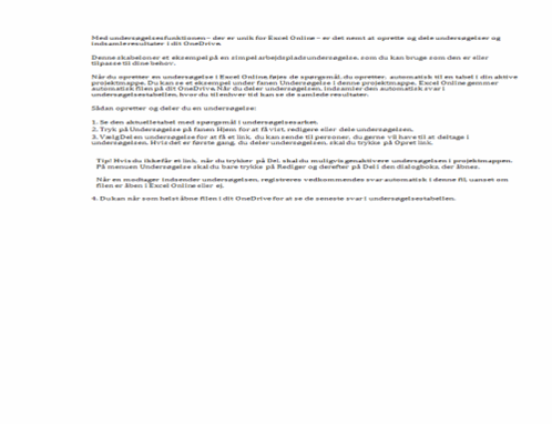 Arbejdspladsundersøgelse Arbejdspladsundersøgelse