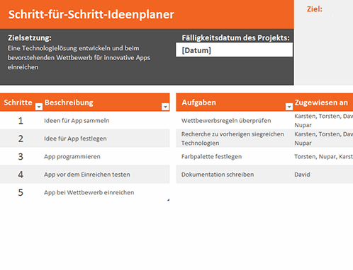 Ideenplaner Ideenplaner