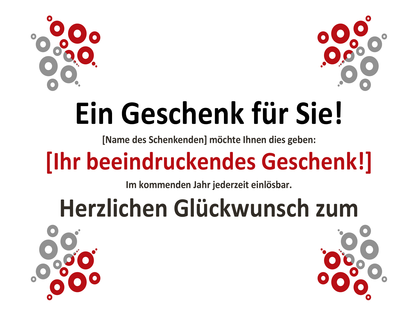 Geschenkgutschein Geschenkgutschein