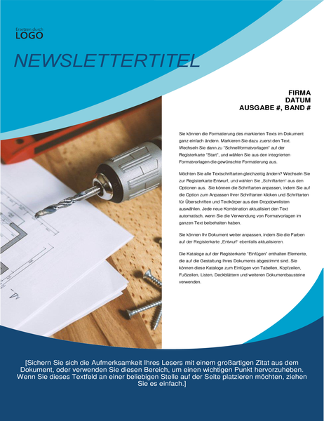 Handwerker-Newsletter Handwerker-Newsletter
