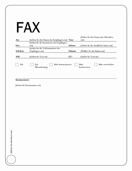 Fax (Design "Dactylos")