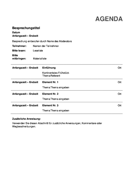 Agenden - Office.com