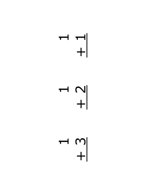 Zusätzliche Illustrationstafel (Vorderseite: Gleichungen; für Avery 5388)