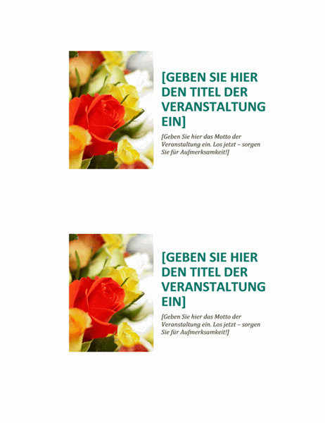 Veranstaltungspostkarte Veranstaltungspostkarte