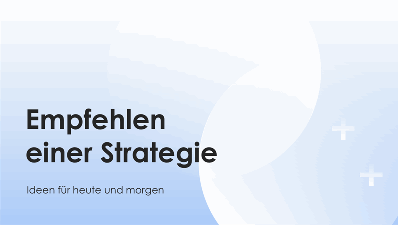 Prasentation Der Unternehmensstrategie