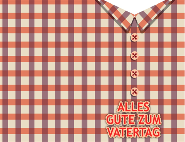 Vatertagskarte (von Tochter, vierfach gefaltet) Vatertagskarte (von Tochter, vierfach gefaltet)