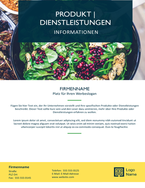 Flyer (Design „Jakobsmuscheln“) Flyer (Design „Jakobsmuscheln“)