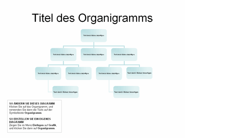 Einfaches Organigramm