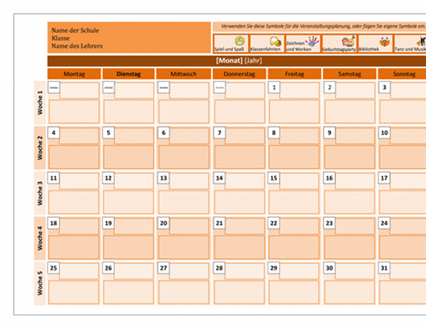 Klassenkalender