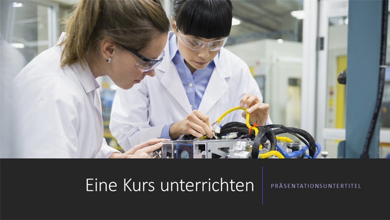 Klassische Folien für Kurspräsentationen von Unternehmen Klassische Folien für Kurspräsentationen von Unternehmen