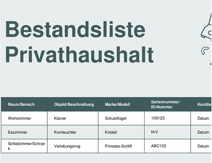 Bestandsliste Mit Hervorhebung Von Nachbestellungen