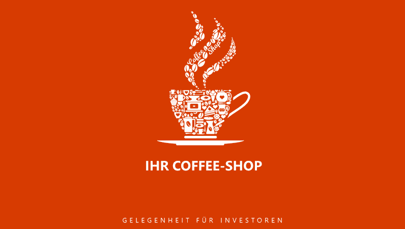 Geschäftsverkaufspräsentation im Café Geschäftsverkaufspräsentation im Café
