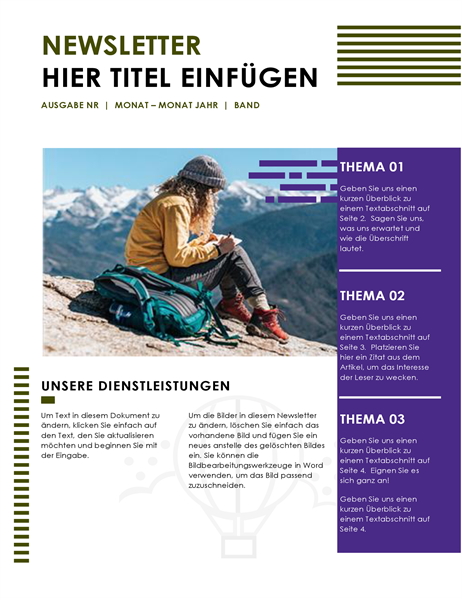 Reise-Newsletter Reise-Newsletter