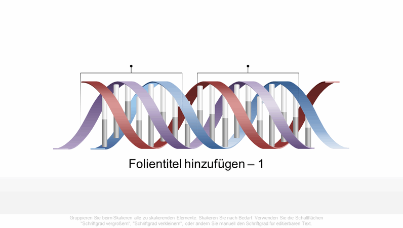 Horizontale DNA-Grafik