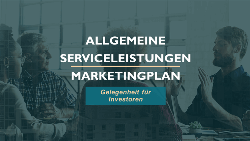 Marketingplan für professionelle Dienstleistungen
