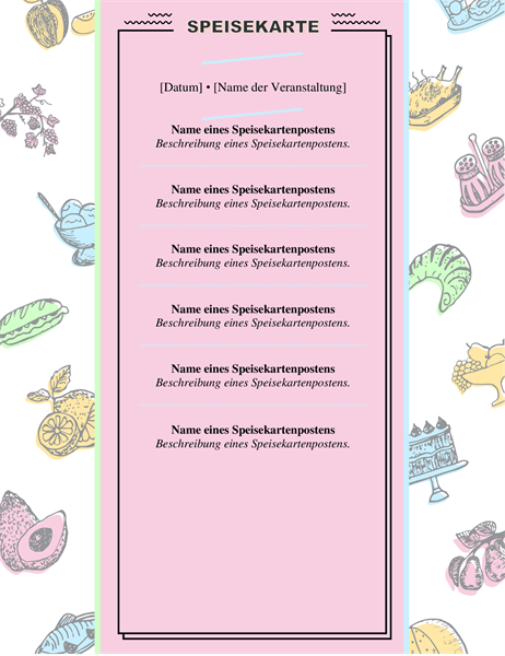 Klassisches Menü Klassisches Menü