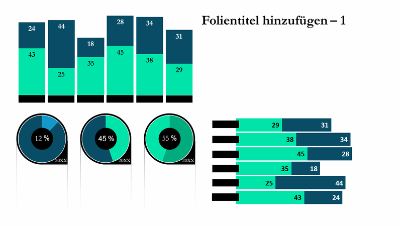 Balken Und Kreisdiagramm Dashboard