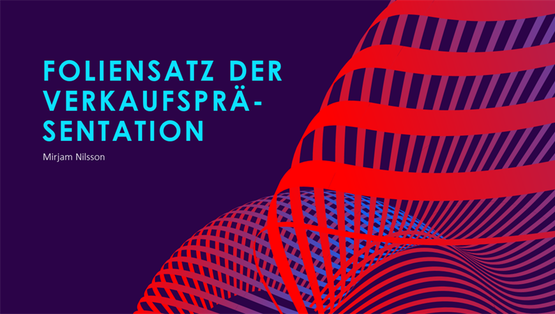 Futuristische Verkaufspräsentation Futuristische Verkaufspräsentation