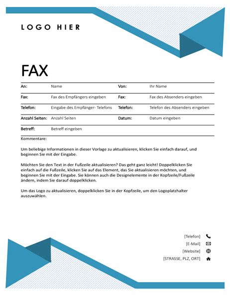 Faxdeckblatt „Nadelstreifen“ Faxdeckblatt „Nadelstreifen“