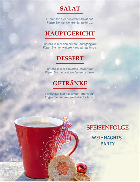 Speisekarte (2-spaltig, 210 x 297)