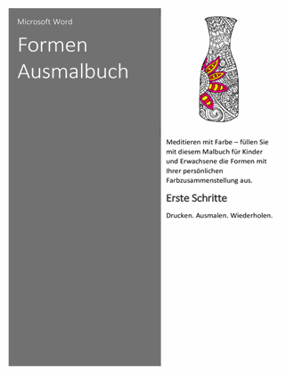 Formen-Ausmalbuch Formen-Ausmalbuch