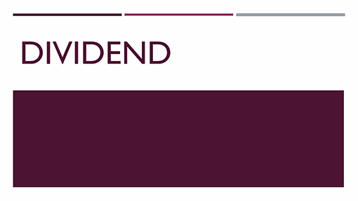 Dividend Dividend
