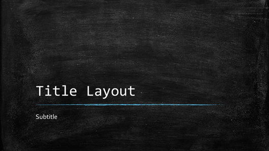 Blackboard educational presentation (widescreen) Blackboard educational presentation (widescreen)