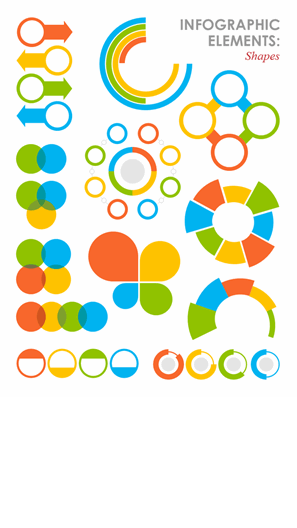 Infographic shapes