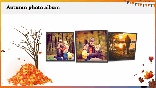 Autumn photo album
