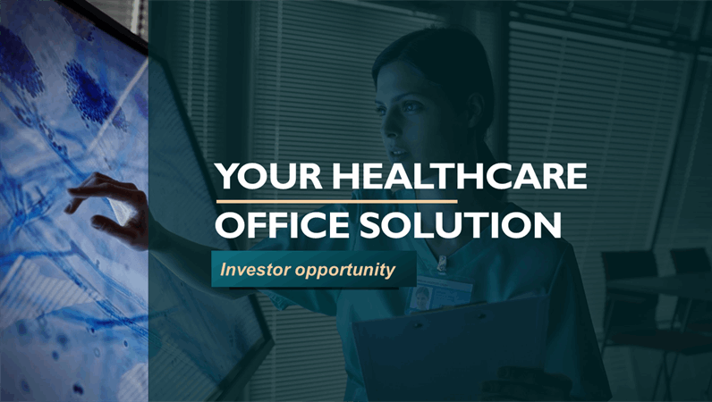 Healthcare office pitch deck