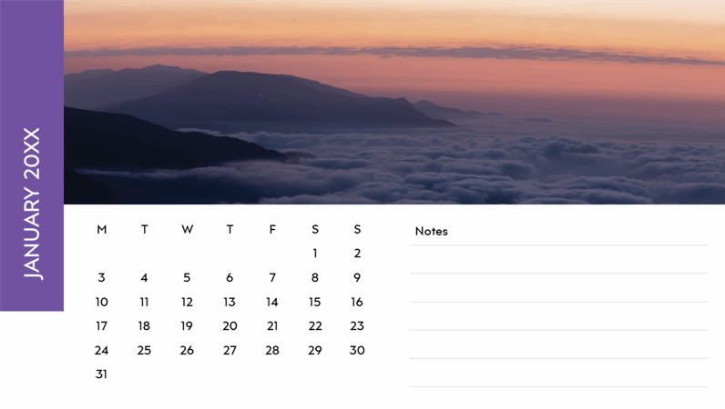 Landscapes photo calendar Landscapes photo calendar
