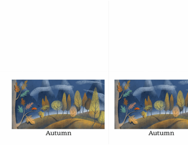 Ladybug greeting cards (quarter-fold) Ladybug greeting cards (quarter-fold)