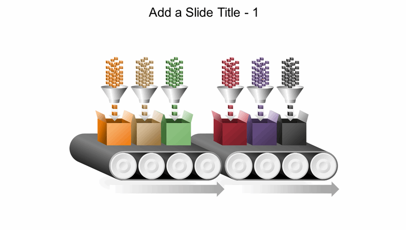 Conveyor belt multi-process graphic