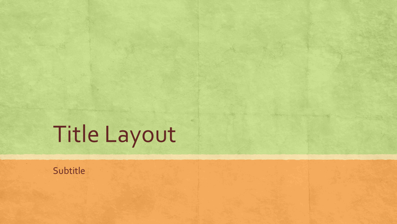 Earth tone presentation (widescreen) Earth tone presentation (widescreen)
