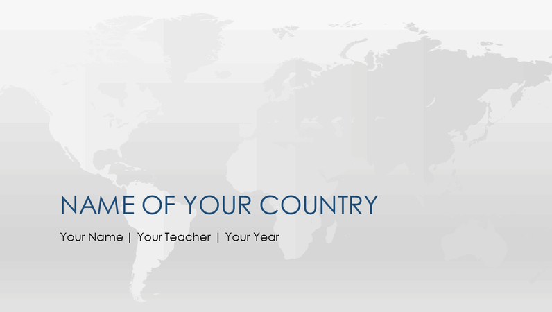 World country report presentation World country report presentation