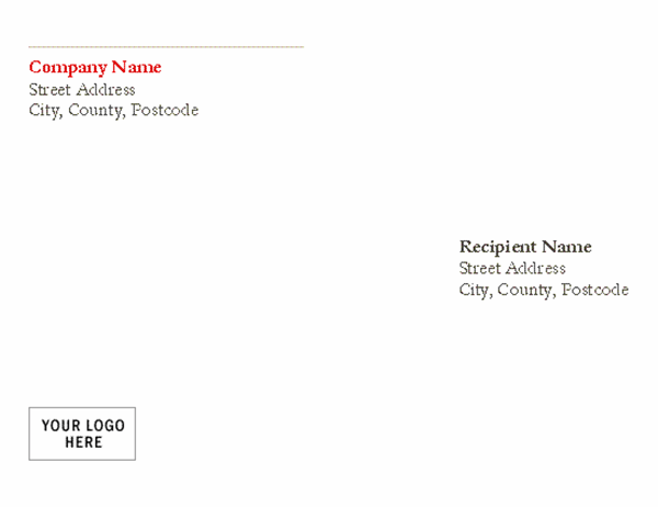 Envelope (Red design)