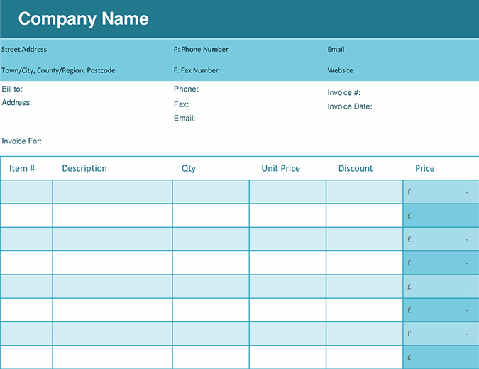 Simple invoice