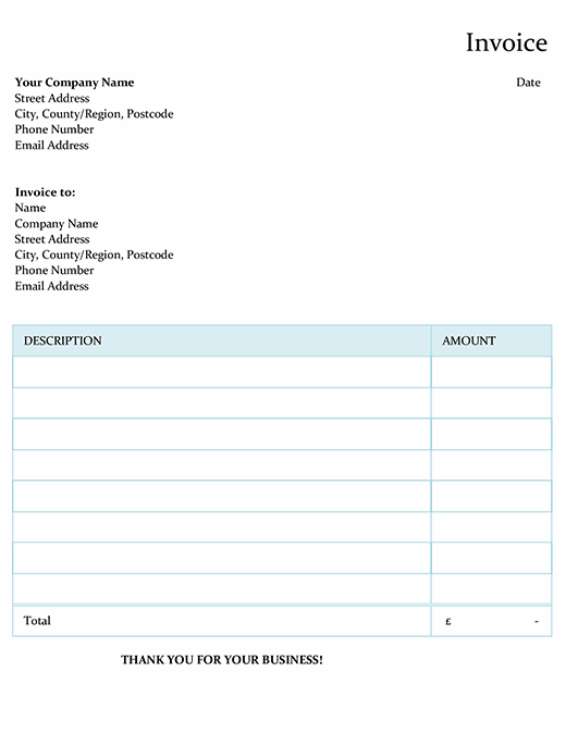download invoice templates